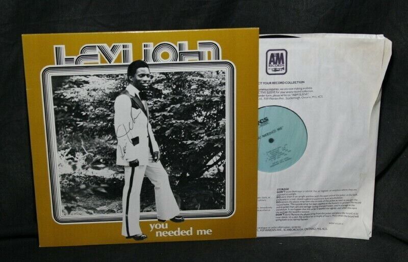 Levi John – Calypso / Soca – Autographed Record “You Needed Me”