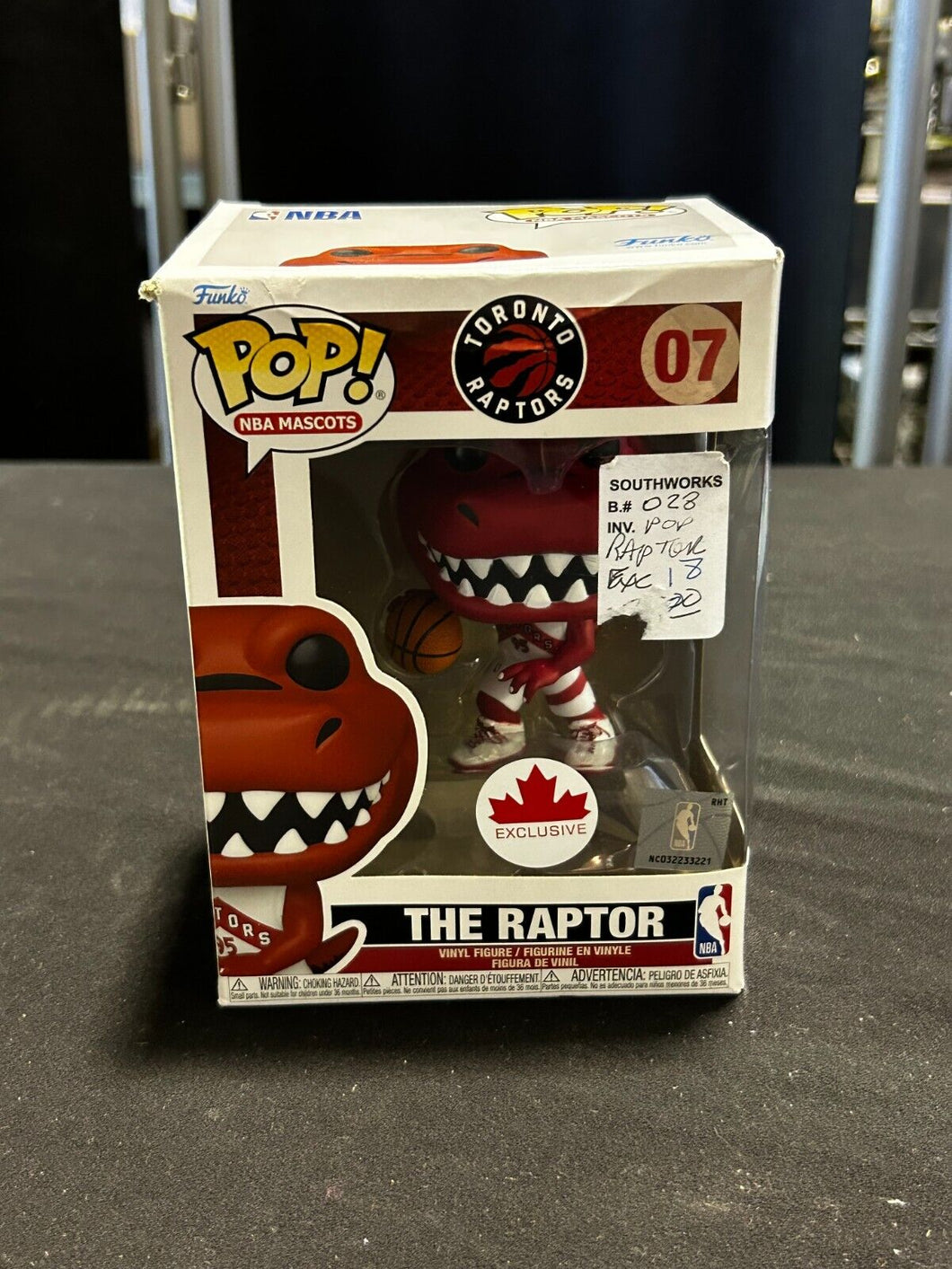 Funko Pop NBA Toronto Raptors #07 Vinyl Figure