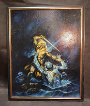 Load image into Gallery viewer, 1970&#39;s Sword Sorcery Book Oil Painting, Cover by Neal Addams &amp; Greg Theakston
