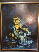 Load image into Gallery viewer, 1970&#39;s Sword Sorcery Book Oil Painting, Cover by Neal Addams &amp; Greg Theakston
