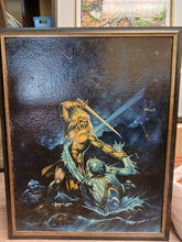 Load image into Gallery viewer, 1970&#39;s Sword Sorcery Book Oil Painting, Cover by Neal Addams &amp; Greg Theakston
