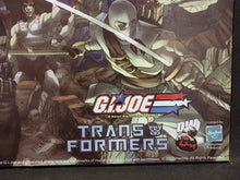 Load image into Gallery viewer, Signed G.I. Joe Transformers Posterboard Licensed By Hasbro
