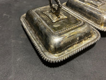 Load image into Gallery viewer, Birks And Ellis England Regency Silver-plated Serving Tray with lid x 2
