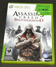 Load image into Gallery viewer, Xbox 360 Assassin&#39;s Creed Brotherhood Disc Game, EX+
