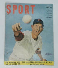 Load image into Gallery viewer, 1951 July Sport Magazine Ewell Blackwell On Cover
