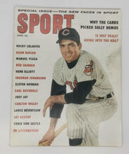 Load image into Gallery viewer, 1959 April Sport Magazine Rocky Colavito On Cover
