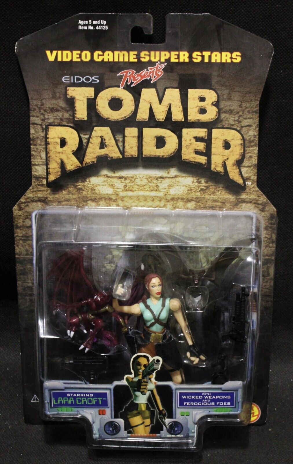 1997 Eidos Tomb Raider Lara Croft Figure MOC by Toy Biz