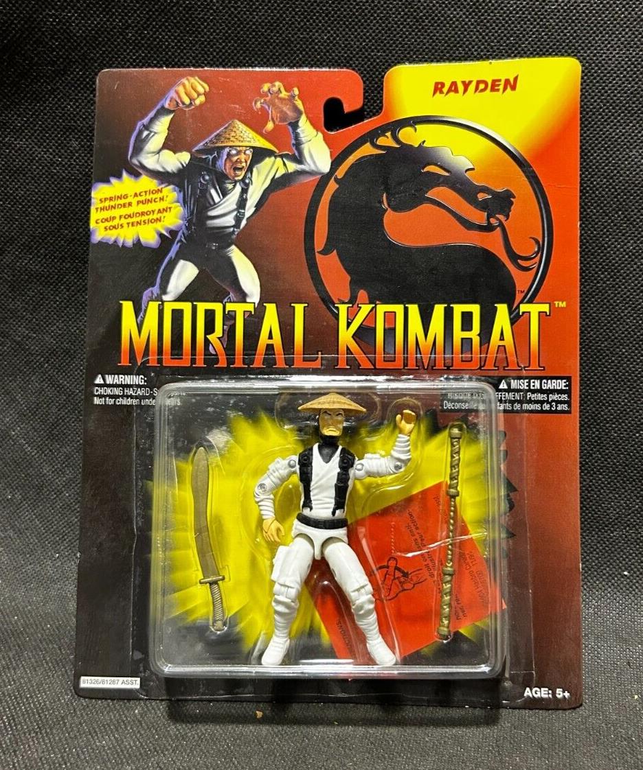 1994 Mortal Kombat Rayden Action Figure, SEALED