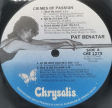 Load image into Gallery viewer, Crimes Of Passion by Pat Benatar (1980, 12&quot; Vinyl Record) Excellent
