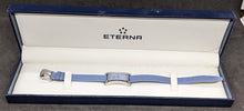 Load image into Gallery viewer, Womens Eterna Sahida Wristwatch Periwinkle Blue Face &amp; Strap
