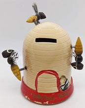 Load image into Gallery viewer, Vintage Billy Bee Honey Coin Bank - Made in Japan - 3 Bees
