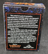 Load image into Gallery viewer, RAGE - The Warewolf: The Apocalypse Trading Card Game Limited Edition Pack
