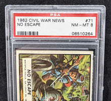 Load image into Gallery viewer, 1962 Civil War News No Escape #71 PSA NM - MT 8 Serial #06510264
