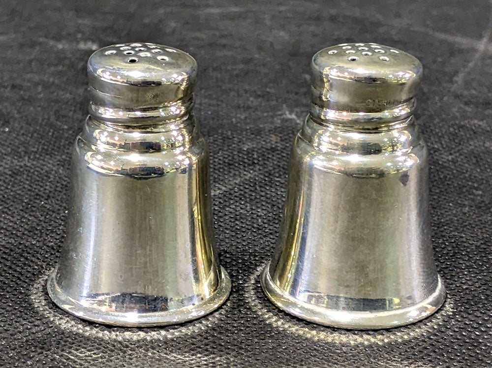 International Silver - Sterling Silver Salt & Pepper Shakers 