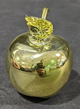 Load image into Gallery viewer, Heavy MCM Brass Apple Paperweight - 2 3/4&quot; x 3 1/2&quot;
