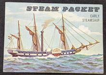 Load image into Gallery viewer, 1955 Topps Rails &amp; Sails, Steam Packet Card # 170, Short Print
