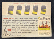 Load image into Gallery viewer, 1955 Topps Rails &amp; Sails, Steam Packet Card # 170, Short Print
