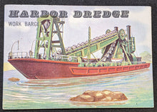 Load image into Gallery viewer, 1955 Topps Rails &amp; Sails, Harbor Dredge Card # 182, Short Print
