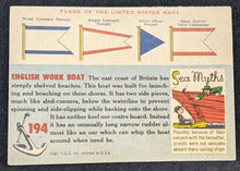 Load image into Gallery viewer, 1955 Topps Rails &amp; Sails, Coble Work Boat Card # 194, Short Print
