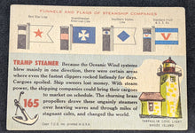 Load image into Gallery viewer, 1955 Topps Rails &amp; Sails, Tramp Steamer Card # 165, Short Print
