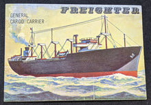 Load image into Gallery viewer, 1955 Topps Rails &amp; Sails, Freighter Card # 161, Short Print
