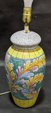 Load image into Gallery viewer, Signed Italy - Pottery Table Lamp - Fratelli Fanciullacci
