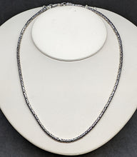 Load image into Gallery viewer, Sterling Silver Rounded Link Chain - Shepherds Hook Clasp - 18&quot;
