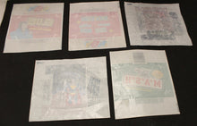 Load image into Gallery viewer, 5 Misc Wrappers Lot - Indiana Jones, Elvis, Superman, MASH, and Rockstars
