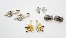 Load image into Gallery viewer, Four Sets of Modernist Geometric Clip On Earrings
